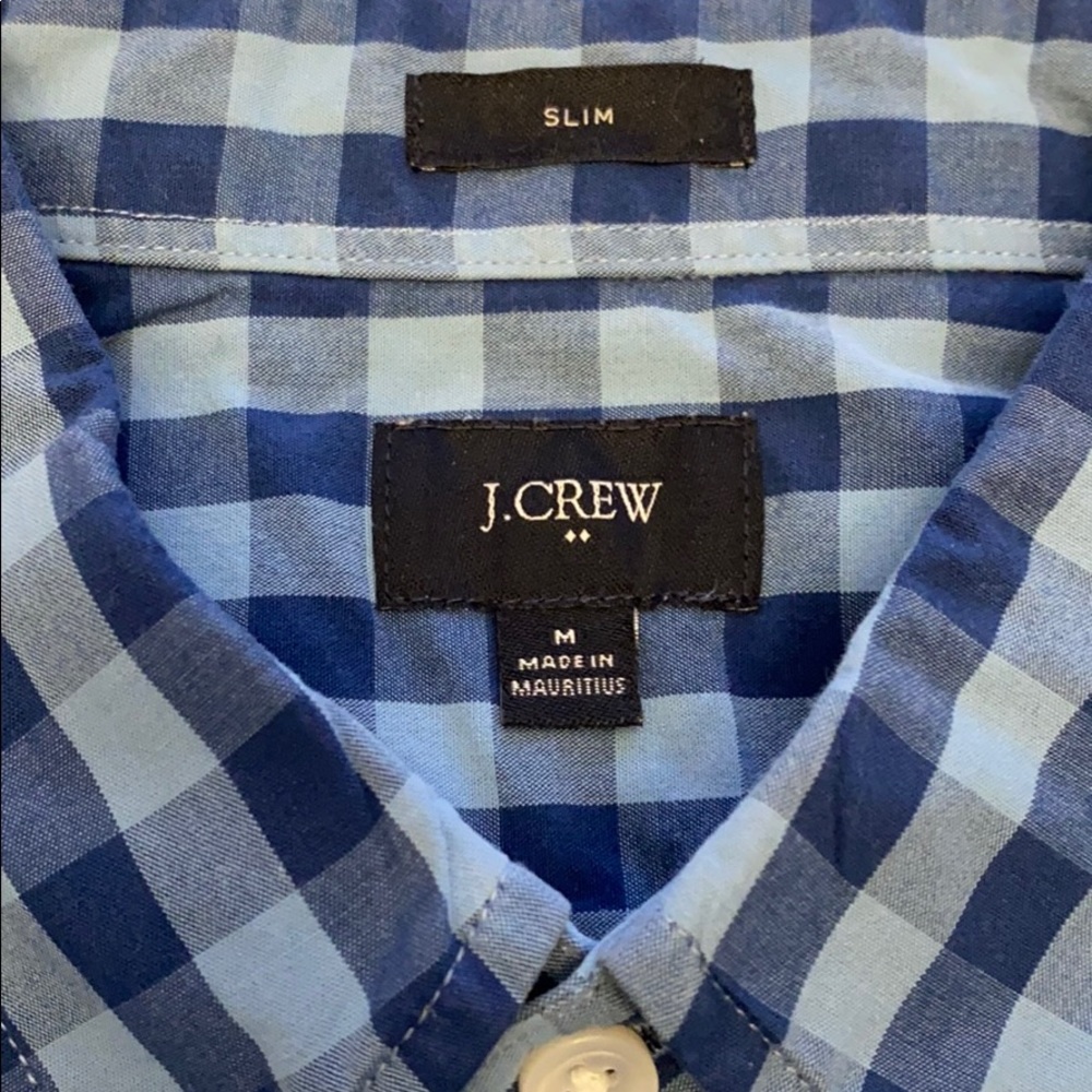 J. Crew blue long sleeve button up